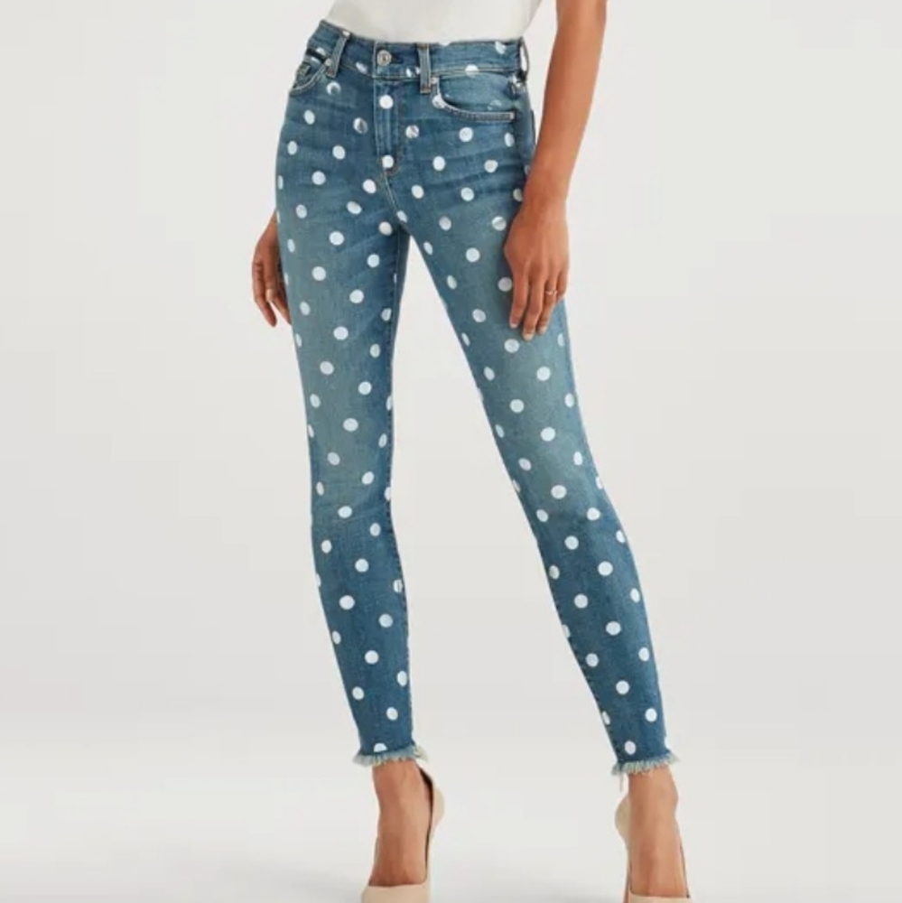 7 For All Mankind High Waist Skinny